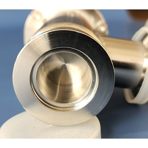 Vanne d'angle manuelle Tera TVM-KF25 en acier inoxydable KF25 pour automatisation industrielle haute pression sous vide - Product Image 5