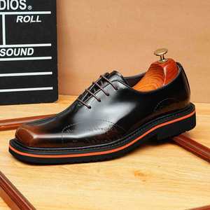 Zapatos de Vestir para Hombre de Alta Calidad, Estilo Casual Británico Extravagante, Oxfords de Moda, Nuevos Zapatos de Boda de Cuero Genuino para Hombre - Product Image 6