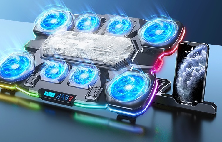 Q9 avec écran - lampe RGB - feuille transparente