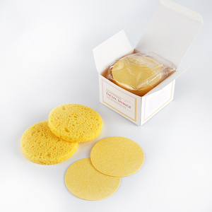 Rouleau d'éponges en cellulose compressée, coupées individuellement, éponges faciales en cellulose végétale pour le nettoyage du visage - Product Image 5