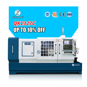 Tour CNC de haute précision avec système GSK, machine de tournage CNC QK1327c, tour à fileter les tuyaux CNC avec alésage de broche de 280 mm - Product Image 1