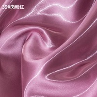Tissu Mikado satiné liquide noir métallisé brillant 100% polyester 150 g/m²