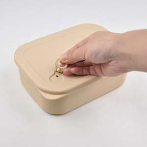 Fiambrera Bento de acero inoxidable portátil a prueba de fugas con logotipo personalizado para niños con divisor extraíble de silicona - Product Image 2