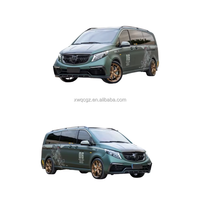 Pour mercedes-benz Vito classe V V250 V260 W447 V220d Topca Kit de carrosserie en Fiber de carbone capot calandre pare-chocs avant pare-chocs arrière