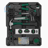 Coffret à outils complet 799 pièces, chariot à outils anti-collision en aluminium, kit de réparation automobile avec clés mixtes et tournevis