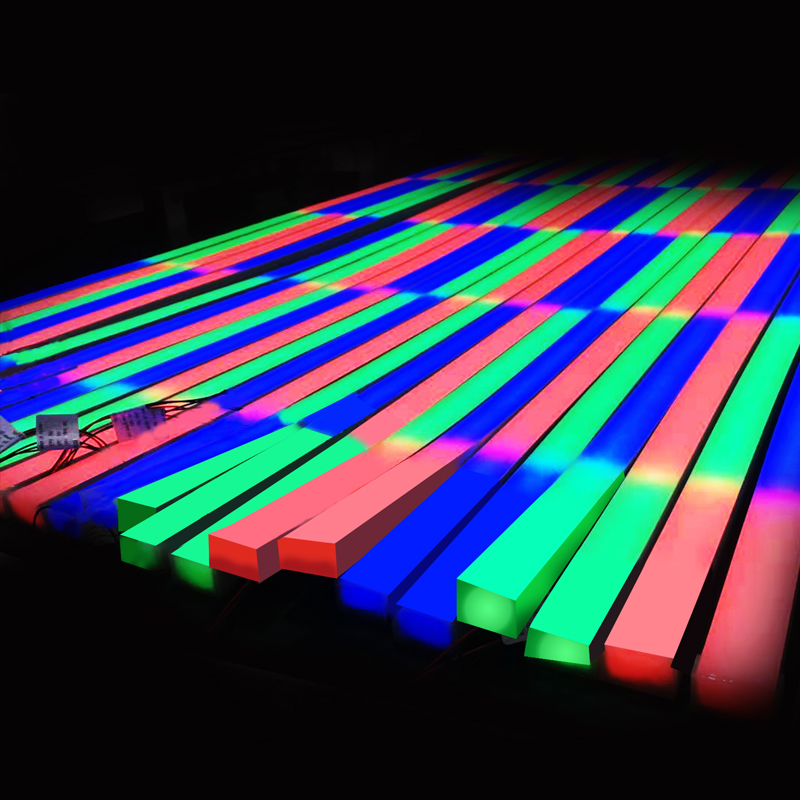 Super Big Size LED Flex New SPI Digital Pixel DMX Silicone Neon Tube Light 40*25mm Outdoor Decoration