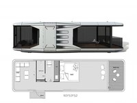 Solution mobile préfabriquée de maison de cabine d'hôtel de capsule de conception neuve futée faite à partir du conteneur d'expédition et du panneau sandwich en acier
