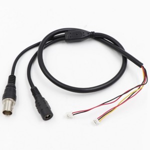 Video Cable 5 leads <span class=keywords><strong>camera</strong></span> CCTV with input DC (2 pin 2,0mm) + BNC output (3 pin 1,5mm) for CCTV <span class=keywords><strong>camera</strong></span> - Product Image 2
