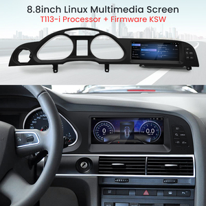 HFmidia 2026 ระบบลินุกซ์ใหม่ หน้าจอ 8.8 นิ้ว สำหรับรถยนต์ Audi A6 C6 ปี 2005 2006 2007 2008 2009 2010 2011 เครื่องเล่นวิดีโอในรถยนต์ CarPlay อัตโนมัติ - Product Image 6