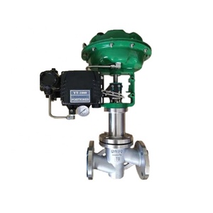 Válvula de Globo Neumática de Control con Diafragma DN50 WCB SS304, Válvula de Control Neumática con Posicionador - Product Image 3