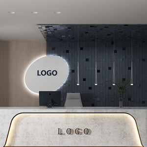 Văn phòng tiếp nhận truy cập kiểm tra truy cập quầy lễ tân mỹ phẩm phòng khám Salon tiếp nhận móng tay bằng gỗ nội thất văn phòng - Product Image 3