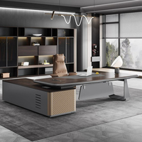 LBZ79-66 de bureau moderne haut de gamme pour le président Grande table de direction de luxe Design convertible respectueux de l'environnement