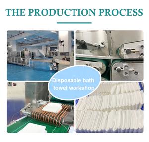 <span class=keywords><strong>Serviette</strong></span> de voyage biodégradable jetable non tissée 70x140cm pour hôtel, plage, bain, gym, douche, pieds et cheveux - Product Image 6