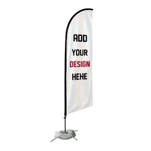 Support de bannière publicitaire portable double face avec logo personnalisé pour les promotions de salons professionnels - Product Image 1