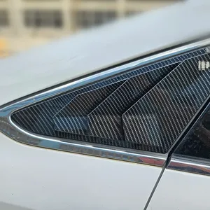 Car Rear Cover For 9th 2015-2019 <b>Window</b> Side Trim Sticker <b>Vent</b> Shark Gills Shape Accessories - Product Image 2