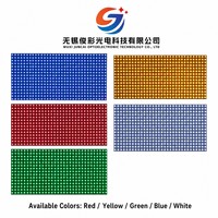 Módulo de Pantalla LED Verde Individual para Exteriores SMD P10, 320x160mm, IP54, Panel de Señalización Publicitaria
