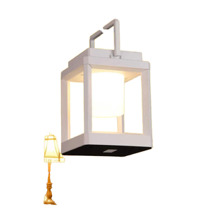 Lampe de table LED rechargeable portable <span class=keywords><strong>Lanterne</strong></span> extérieure <span class=keywords><strong>solaire</strong></span> suspendue étanche pour patio et camping Accrochage facile sans fil - Product Image 4