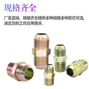 ข้อต่อเกลียวนอกไฮดรอลิกชนิด D แรงดันสูง ผลิตจากเหล็กกล้าคาร์บอน - Product Image 4