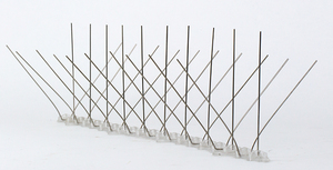 Base de clôture murale en PC et pointes anti-oiseaux en acier inoxydable 304 pour répulsif à oiseaux, pointes anti-oiseaux de bonne qualité, anti-pigeons - Product Image 4