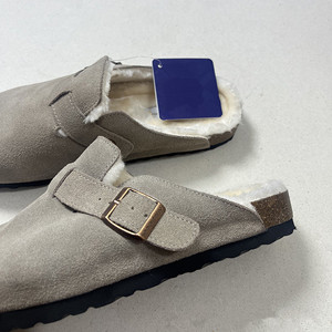 Sandalias de <span class=keywords><strong>Plataforma</strong></span> con Punta Cerrada para <span class=keywords><strong>Mujer</strong></span>, Tendencia de Moda de Verano, Cómodas, de Corcho, Felpa, Cuero y Plantilla de Eva, Mules Modernas - Product Image 6