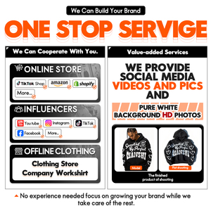 QIANSHI T-shirt Oversize da Uomo in Cotone Pesante, con Ricamo e Effetto Delavé, Patchwork Personalizzato con Logo, Stile Casual Designer - Product Image 6