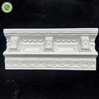 Moulures de corniche en plâtre de haute qualité, renforcées de fibres de verre EPS, durables, écologiques, design moderne, décoration intérieure de villa