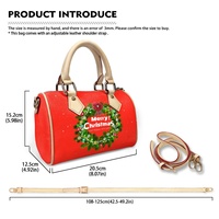 Sacs à main de Noël en gros pour femmes, sacs à bandoulière de luxe personnalisables en cuir PU