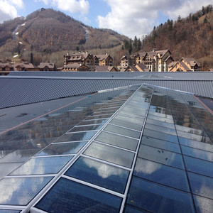 Prefab thép cấu trúc xây dựng Tempered <span class=keywords><strong>Glass</strong></span> Dome loại Skylight mái - Product Image 5