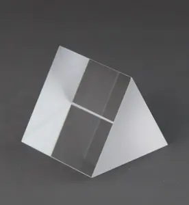 Penjualan langsung pabrik prisma segitiga prisma kaca optik kristal kustom