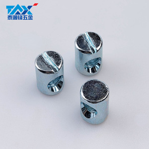 Écrous excentriques GDTYF M6 M8 en acier au carbone zingué, connecteurs standard industriels - Product Image 1