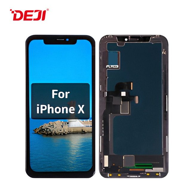 DEJI Wholesale Cell Phone Lcd Touch Screen for iPhone X Mobile Display Digitizer Assembly Spare Parts Replacement
