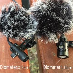 แผ่นบังลมไมโครโฟนแบบหนีบปกเสื้อ ขนฟู นุ่ม สำหรับไมโครโฟน Sony Rode <span class=keywords><strong>Boya</strong></span> ขนาด 5 มม. - Product Image 6