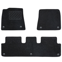 Tapis de sol monocouche pour Tesla Model 3, côté conducteur, résistant à l'usure, en tissu soyeux, surface effet ciel étoilé, à prix abordable