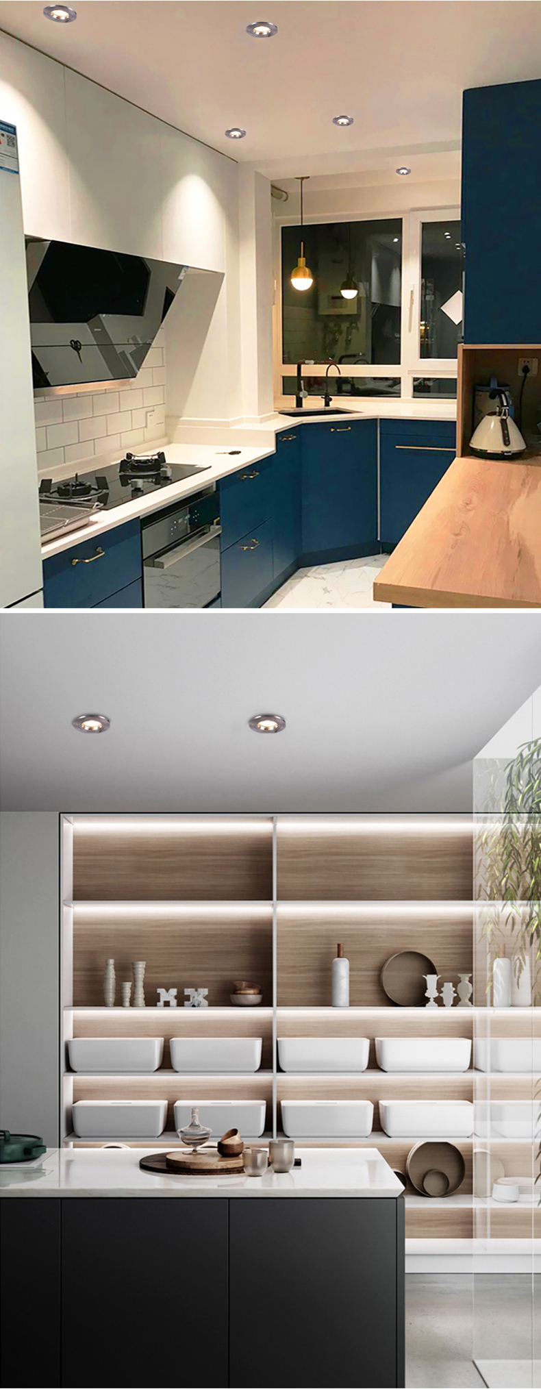White Recessed Fire Rated Downlights GU10 Die Casting Alu Ip65