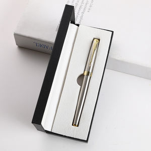 लक्जरी सुरुचिपूर्ण पेशेवर कार्यकारी कार्यालय पेन उपहार सेट अनुकूलित लोगो में धातु रिफिल पैकिंग बॉक्स फैंसी कार्यालय शामिल है। - Product Image 3