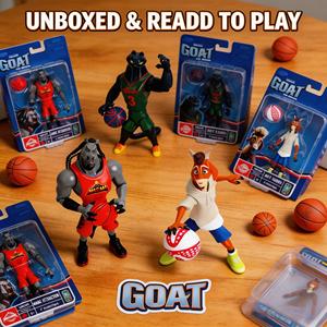 Figura de acción de personaje de la <span class=keywords><strong>película</strong></span> de baloncesto GOAT Dream Team, modelo de PVC, estatua coleccionable, adorno de escritorio, juguete de caja sorpresa - Product Image 1