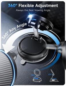 Personnalisable pour <span class=keywords><strong>voiture</strong></span> : <span class=keywords><strong>Chargeur</strong></span> sans fil 15W |   360 °   Rotation |   Aimant 2400gf testé aux températures extrêmes 12H |   Assurance d'approvisionnement à long terme - Product Image 3