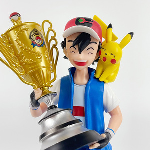 Figurines Pokémon Ash Ketchum Pikachu, articles de merchandising d'anime, gagnants du championnat, jouet modèle, décoration ornementale - Product Image 6