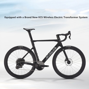 SAVA Nuova Bici da Corsa A7L Interamente in Fibra di Carbonio, Cambio Elettronico di Alta Gamma a 13 Velocità, Freni a Disco Idraulici Completi, Bici da Corsa Ultra Leggera - Product Image 3