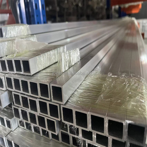 Nhôm Hình Chữ Nhật Ống Vuông Ống Bóp Rỗng Phần Sheft Nhôm Hồ Sơ Ống - Product Image 2