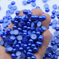 Perles rondes plates en ABS XULIN de 6 mm, 8 mm, 10 mm, 113 couleurs, pour vêtements et artisanat