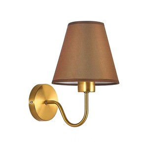 Design Economy Living Room Background <b>Wall</b> <b>Light</b> High Quality Fabric <b>Wall</b> Lamp Bedside Reading Lamp <b>Gold</b> for Hotel - Product Image 3