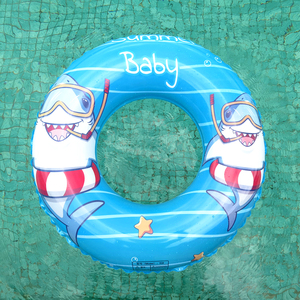 Hot an toàn PVC Inflatable bơi vòng đa-kích thước cá mập Nàng Tiên Cá Donut hồ bơi Float vui vẻ trẻ em dưới nước thể thao giải trí - Product Image 4