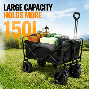 <span class=keywords><strong>Chariot</strong></span> pliable tout-terrain à quatre roues personnalisable OEM avec compartiments, grande capacité, en tissu Oxford, pour l'extérieur et l'intérieur - Product Image 1