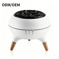 Diffuseur d'arômes flamme, humidificateur électrique 350 ml, 7 couleurs, télécommande, minuterie, arrêt automatique sans eau pour la maison, le bureau, l'hôtel