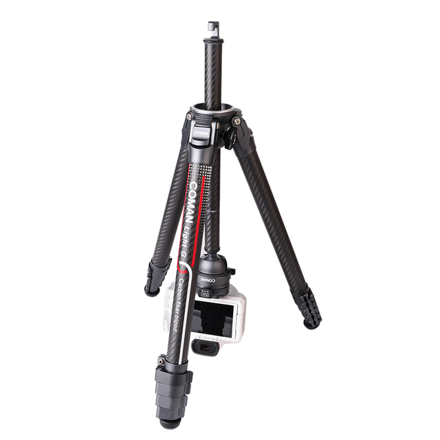 Professional Full Carbon Fiber Tripod with 360 Panorama Ball Lightweight Camera Tripods Stand
