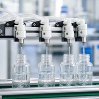 Machine de remplissage automatique de haute précision pour eau pure avec pompe, pour boissons, jus, lait, capacité 1000 ml