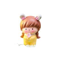 Ornements de style Ins, ensemble de poupées bonbons lapins mignons, décoration créative faite à la main pour bureau de fille