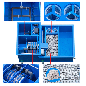 Sistema de Filtración para Estanques de Peces QihangRAS, Ecológico, de Material PP, con Filtro de Tambor Bio UV y Retrolavado Automático, 5m3/<span class=keywords><strong>h</strong></span> - Product Image 4