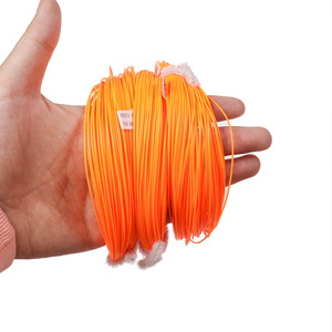 Fil de pêche à la mouche flottant en nylon WF, ligne principale flottante de couleur orange, 85 pieds avec 1 boucle apparente - Product Image 4